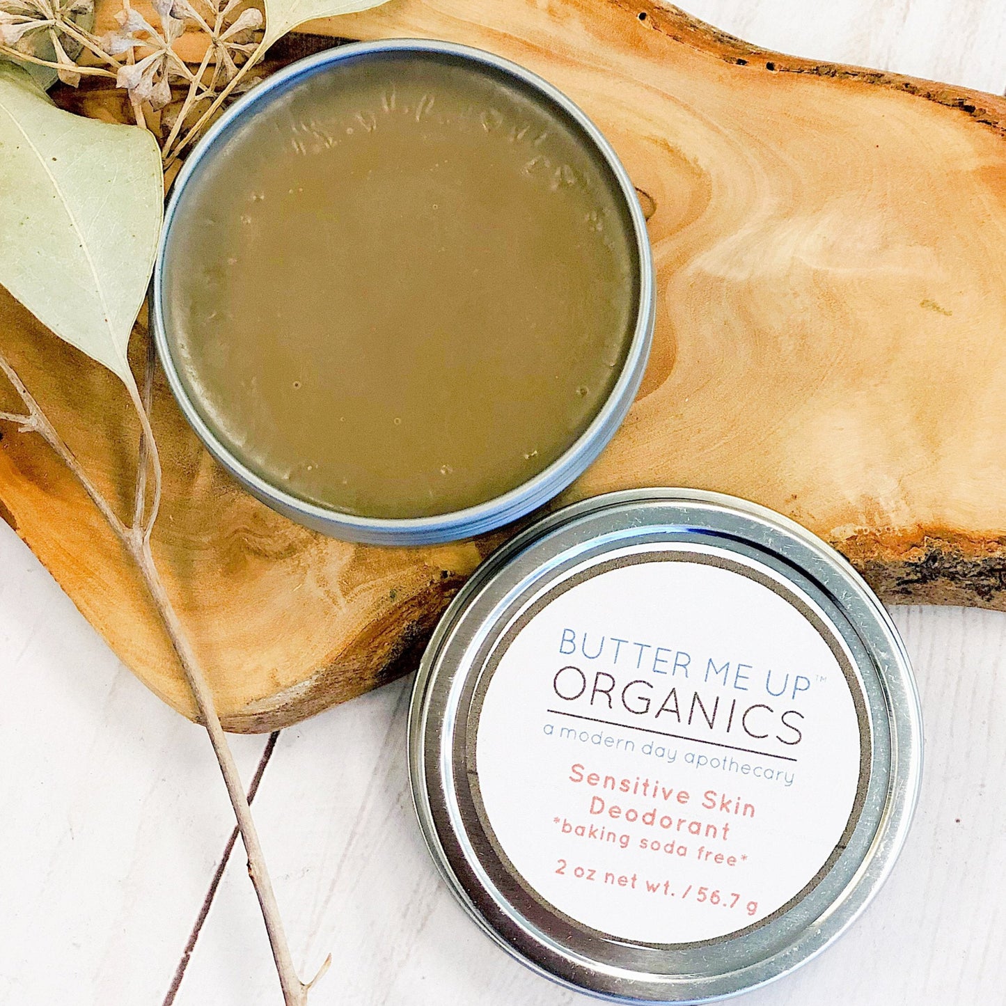 Organic Sensitive Skin Deodorant / BAKING SODA FREE