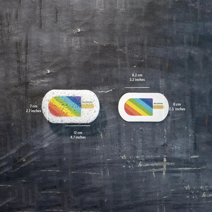 Rainbow Popsicle - Pop-up Sponge - SWOP - shop without plastic