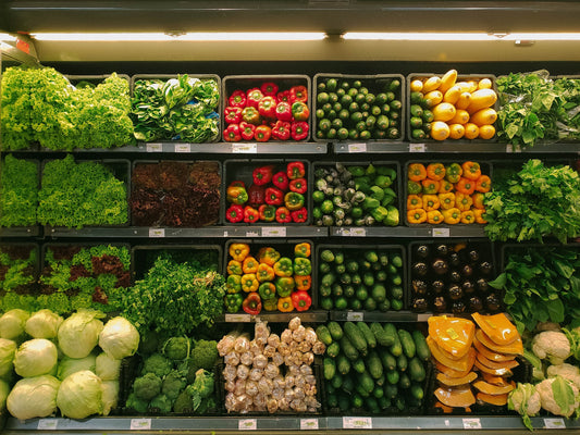 Produce section in groery store