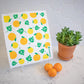 Orange Dry Mat (XL Swedish Sponge Cloth)-1
