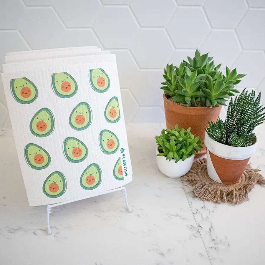 Avocado - Swedish Sponge Cloth-1