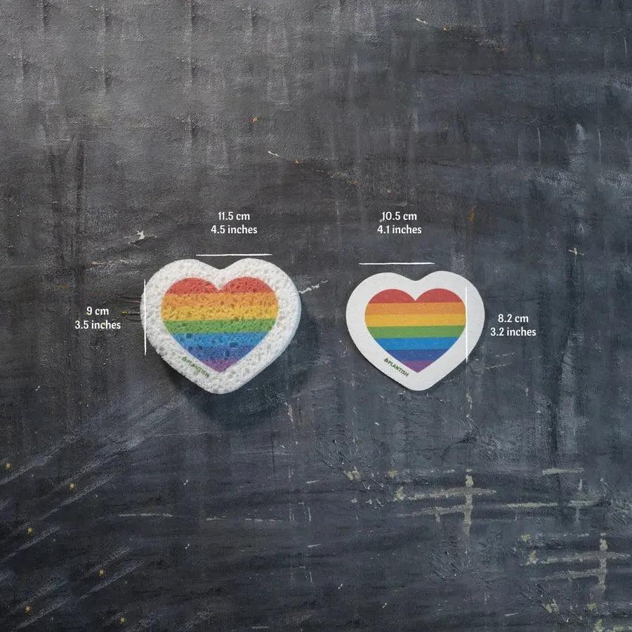 Set of 3 LGBTQ+ Pride Pop-up Sponges