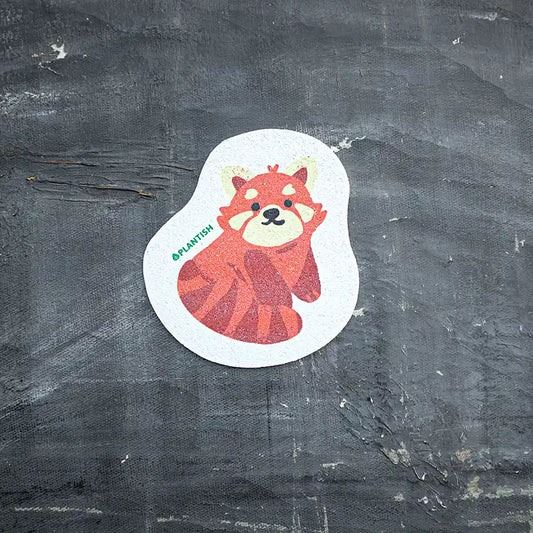 Red Panda - Pop up Sponge-0