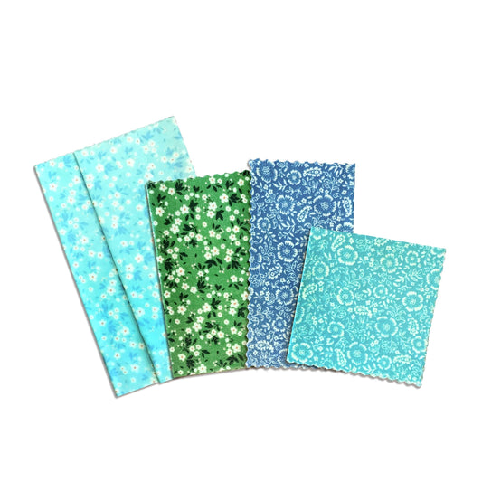 Colourful Vegan Beeswax Wraps (4 Pack)